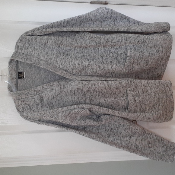 Haband Mens Light Heather Grey Dad/Grampa Button Down Sweater Sz L - Picture 2 of 11